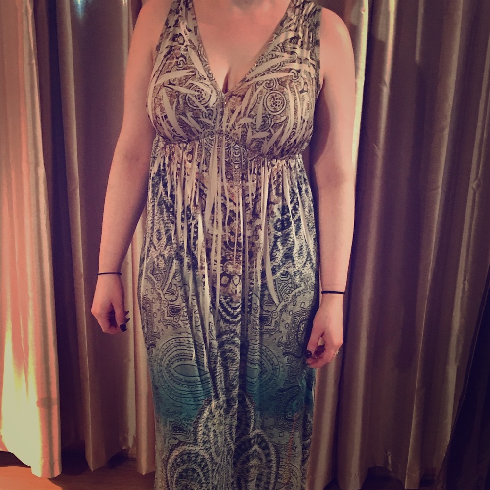 Christopher & Banks sleeveless maxi dress